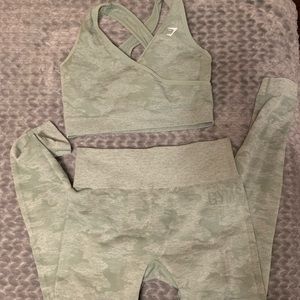 Gymshark Camo Seamless Set